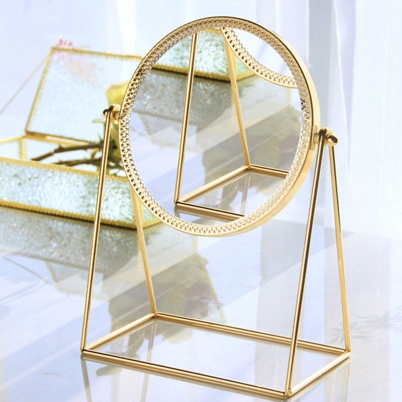 Nataly Gold Table Mirror