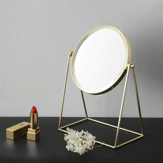 Nataly Gold Table Mirror