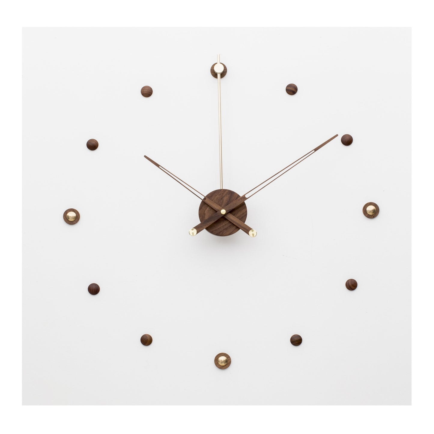 Riley Large 3D Wall Clock - Western Nest, LLC