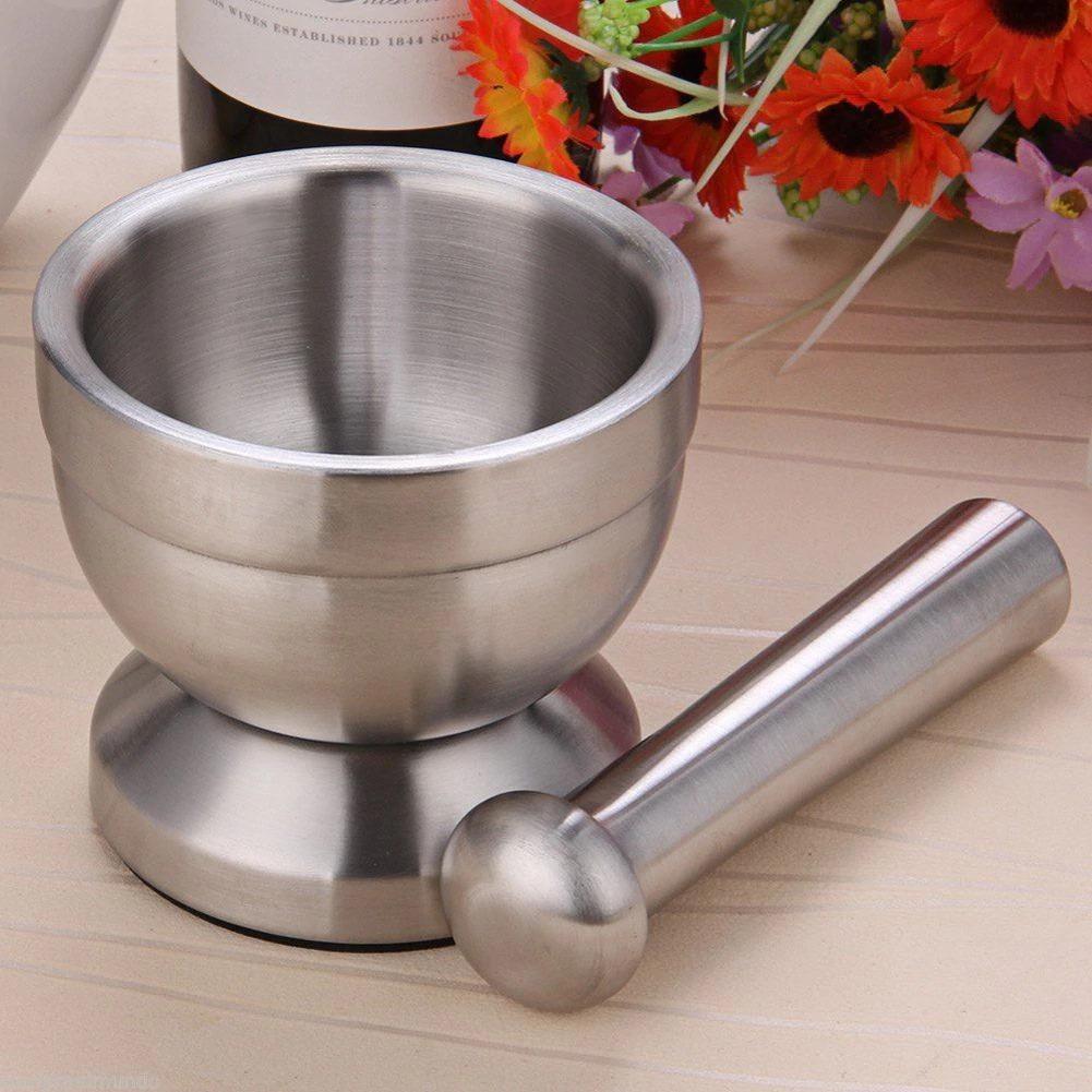 Julianna Stainless Steel Mortar and Pestle