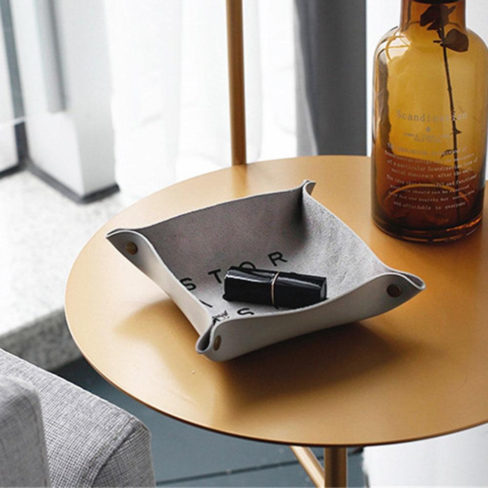 Luxe Leather-Look Organizer Tray