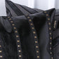 Midnight Faux Leather Pillow Covers
