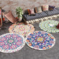Moroccan Mandalas Round Floor Rug Collection - Western Nest, LLC