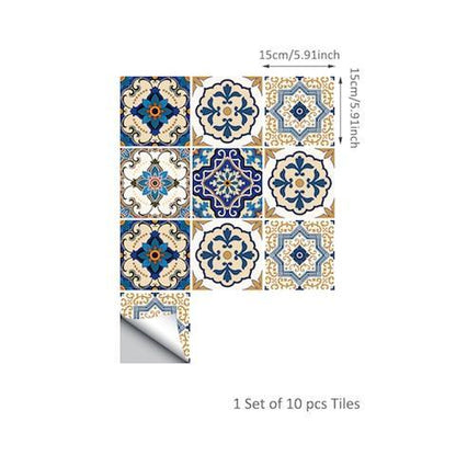 Moroccan-Style Tile Decal Set - Western Nest, LLC