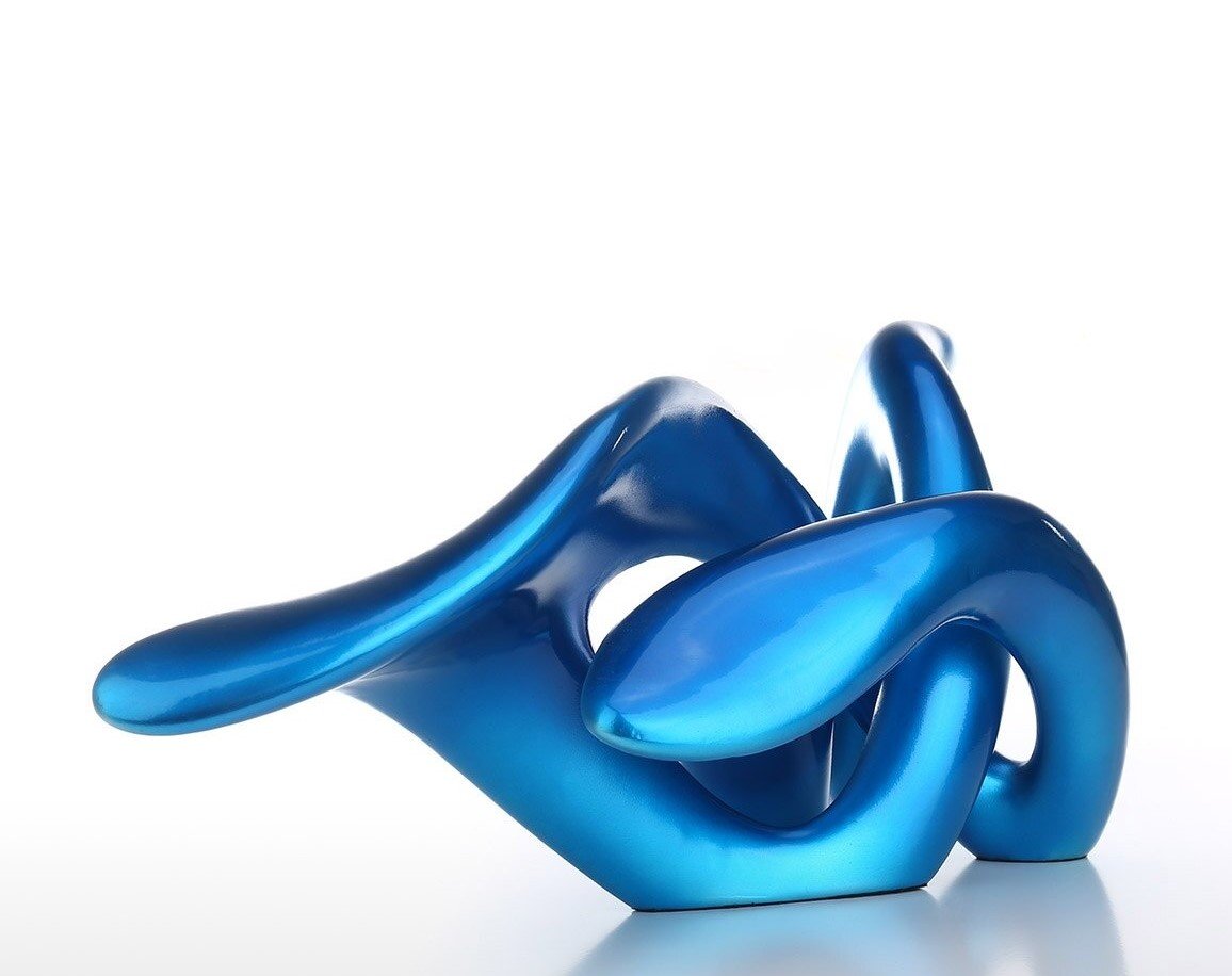 Motion in Blue Statue
