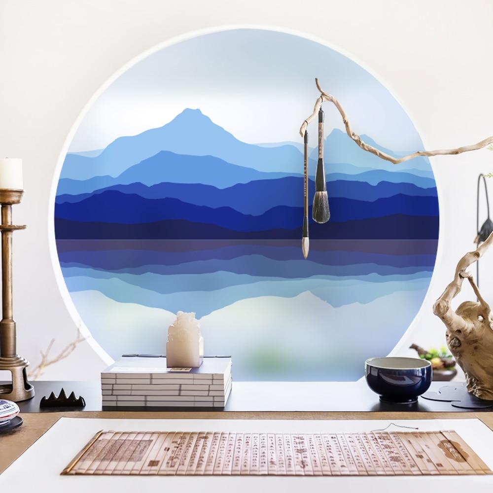 Mountain Sea Designer Glass Decals - Western Nest, LLC