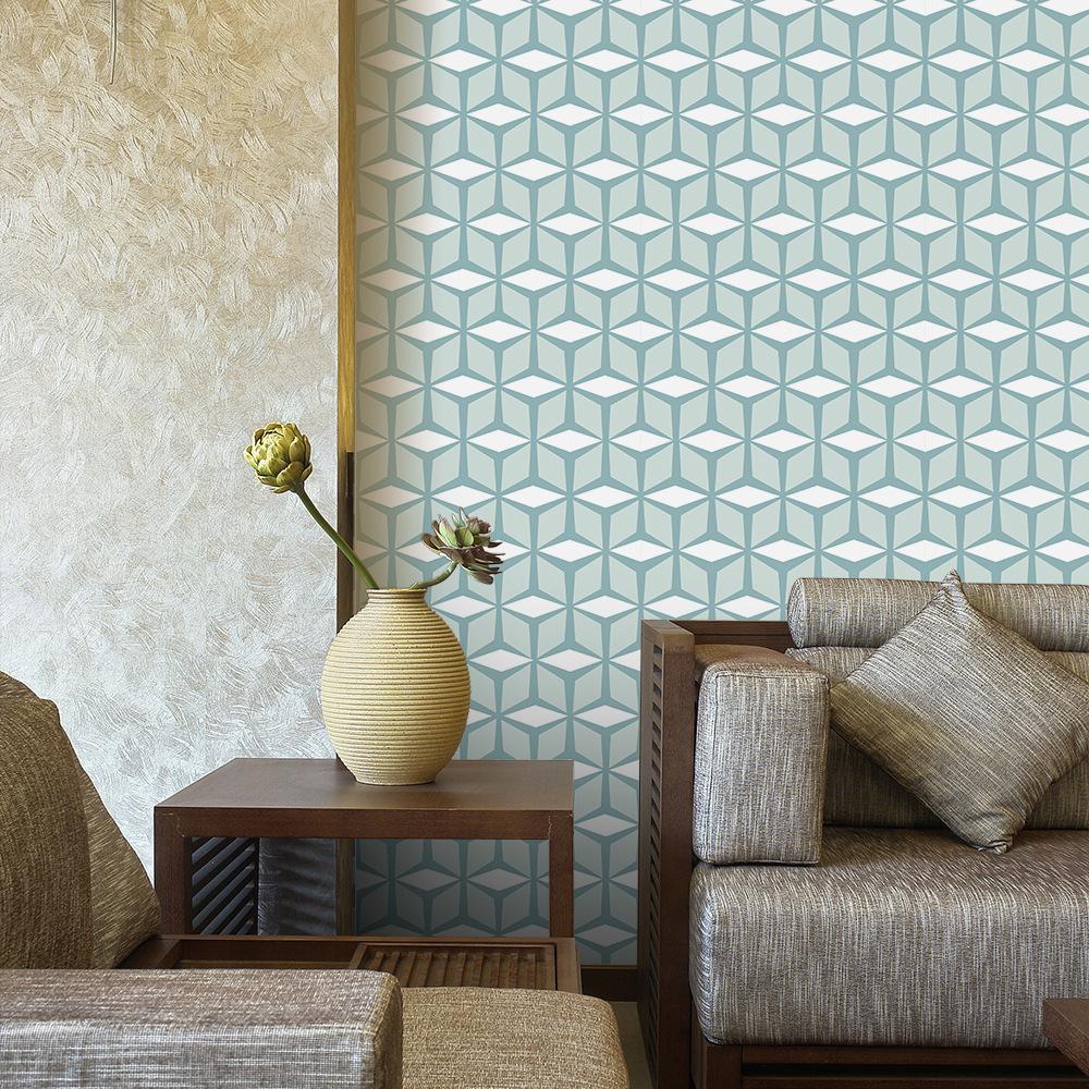 Nordic Cubism Wallpaper & Furniture Decals