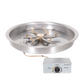 Pan & Burner Kit Match Lit with Flame Sense / 13-inch The Outdoor Plus Round Drop-in Pan With Stainless Steel Triple 'S' Bullet Burner