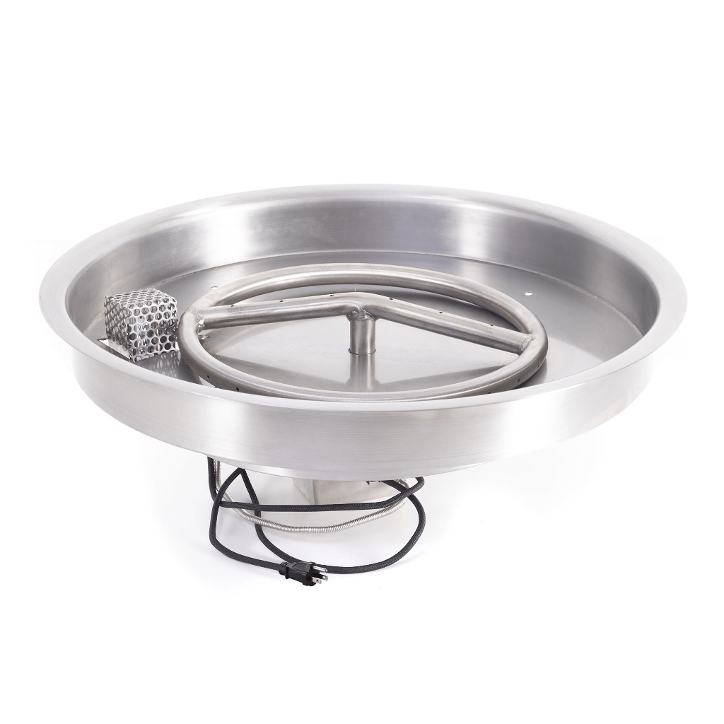 Pan & Burner Kit The Outdoor Plus Round Drop-in Pan With Stainless Steel Round Burner