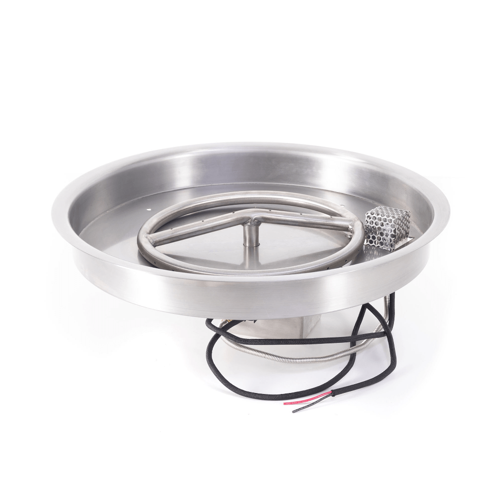 Pan & Burner Kit The Outdoor Plus Round Drop-in Pan With Stainless Steel Round Burner