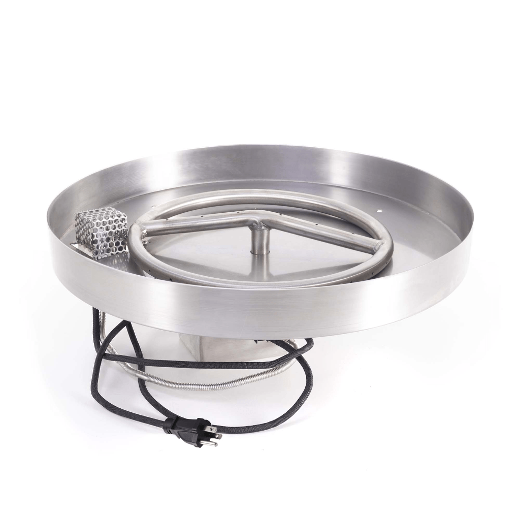 Pan & Burner Kit The Outdoor Plus Round Lipless Drop-in Pan With Stainless Steel Round Burner