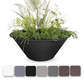 Planter Bowl The Outdoor Plus Cazo Powder Coated Steel Round Planter Bowl