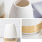 Gold Detail Marble Vase - Western Nest, LLC