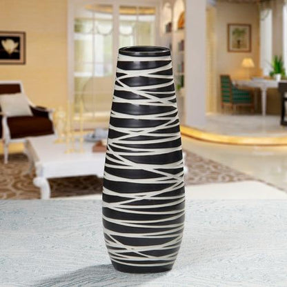 Abstract Black And White Vases - Western Nest, LLC