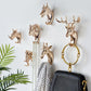 Siver And Gold Coloured Animal Hooks