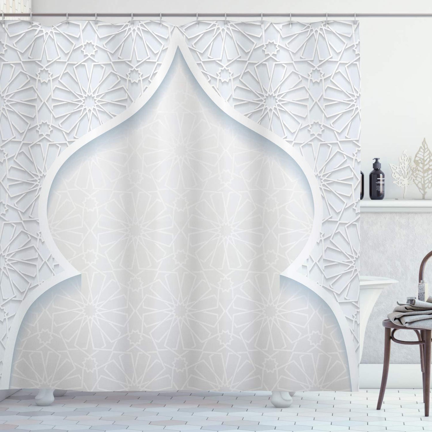 Tangiers Moroccan  Arch Shower Curtain