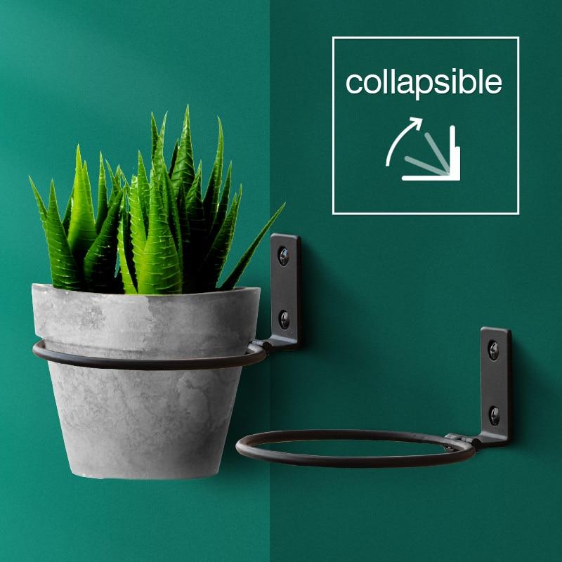 Collapsible Wall-Mounted Flower Pot Holders - Western Nest, LLC
