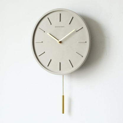 Nordic Cement Wall Clock