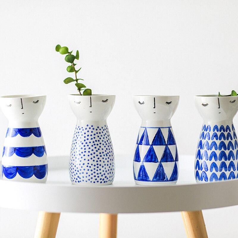 Modern Blue Vases