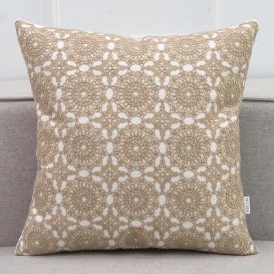 Melissa Lace Floral Embroidered Pillow Cover