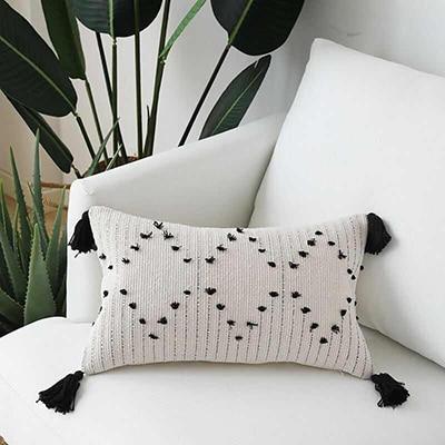Dotted Diamond Pillow Cover