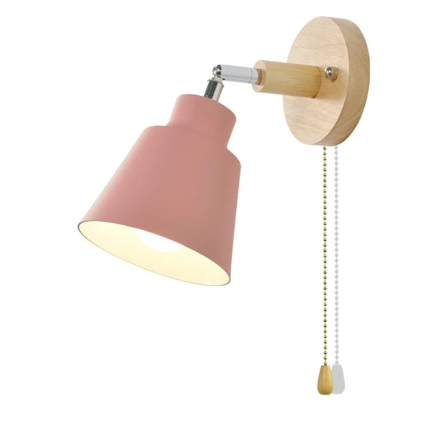 Rotating Raye Wall Sconce with Pull Chain Switch