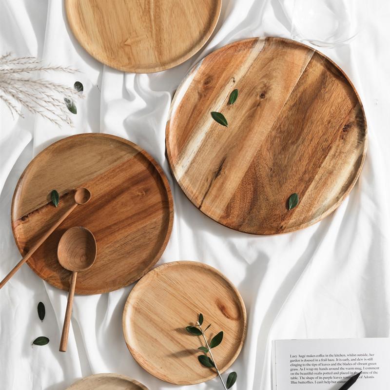 Jillian Wood Plates
