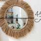 Nordic woven mirror - Western Nest, LLC