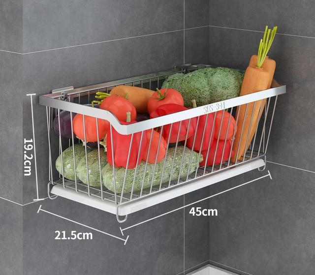 Stainless Steel Wall-Mounted Storage Racks Collection - Western Nest, LLC