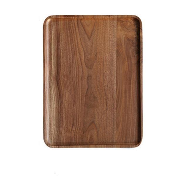 Guadalajara Walnut Solid Wood Plate - Western Nest, LLC