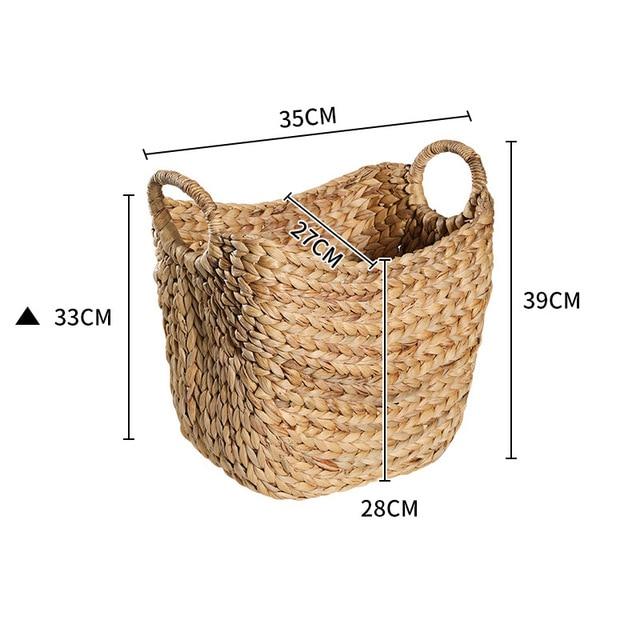 Woven Grass Storage Basket