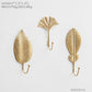 Golden Leaf Metal Hooks