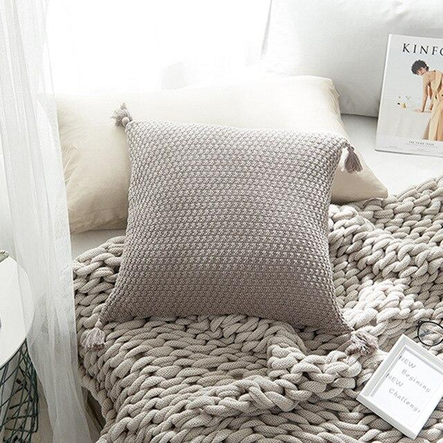 Giselle Knit Pillow Cover