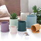 All The Bright Colors Planter with Saucer Set - Western Nest, LLC