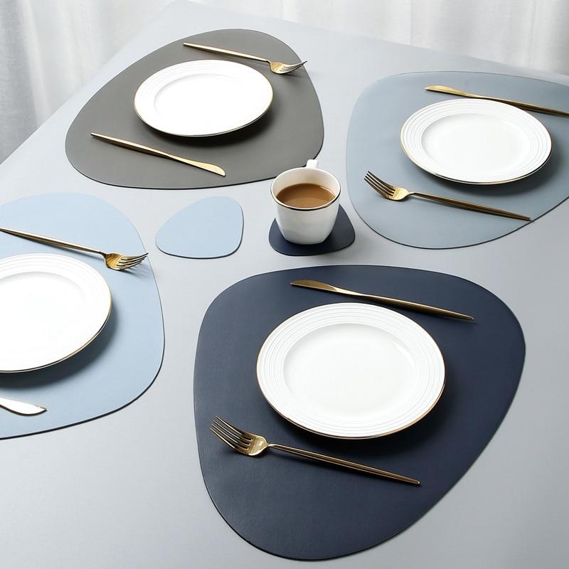 Harrison Faux Leather Dining Pad Set