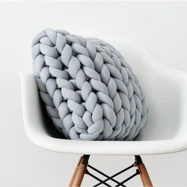 Bumbly Braided Pillows