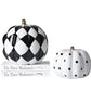 Black & White Pumpkin Ornaments