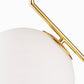 Suspension Sphere Glass & Brass Pendant Light