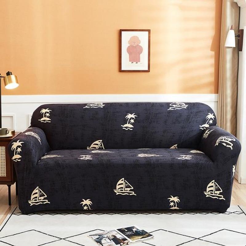 Seaton Jacquard Stretch Sofa Slip Covers for 1 to 4 Seater Sofas - Western Nest, LLC