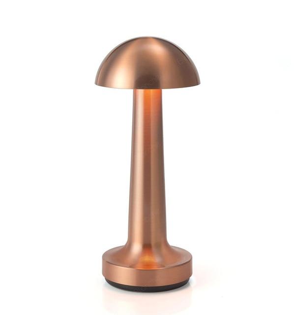 Mushroom Style Cordless Table LED Lamp