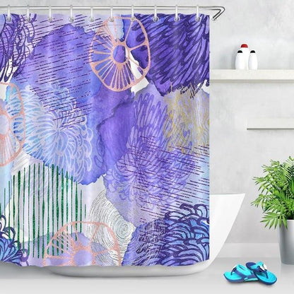 Shades of Purple  Shower Curtain
