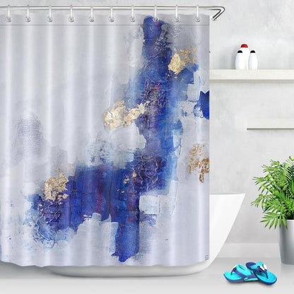 Blue Milky Way Shower Curtain
