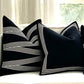 Nevio Large Geometric Striped Cushion Covers