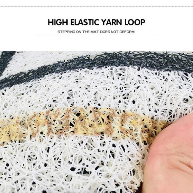 Geometric Customizable Anti-Slip PVC Loop Pile Doorway Mats - Western Nest, LLC