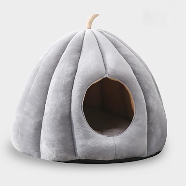 Pumpkin Cat Cave with Removable Cat Bed Cushion - Western Nest, LLC