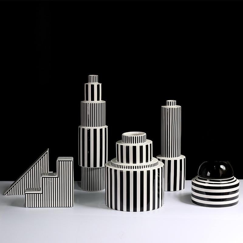 Bentali Black and White Ceramic Collection