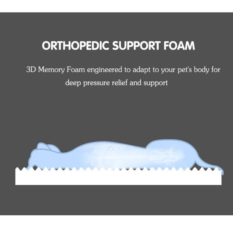 Plush Orthopedic Memory Foam Dog Mattress - Western Nest, LLC