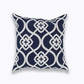 Geometric Blue And White Cushion Covers