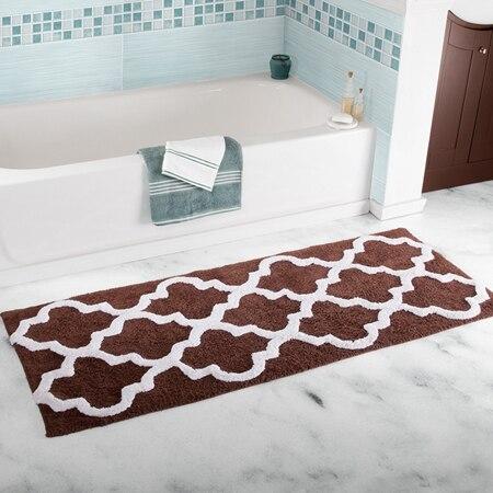 Geometric Bathroom Carpet