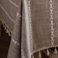Decorative Table Cloth With Tassels
